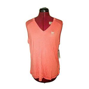 Mission Sleeveless Top Calypso Coral Womens Size XL Vapor Active Loose F…